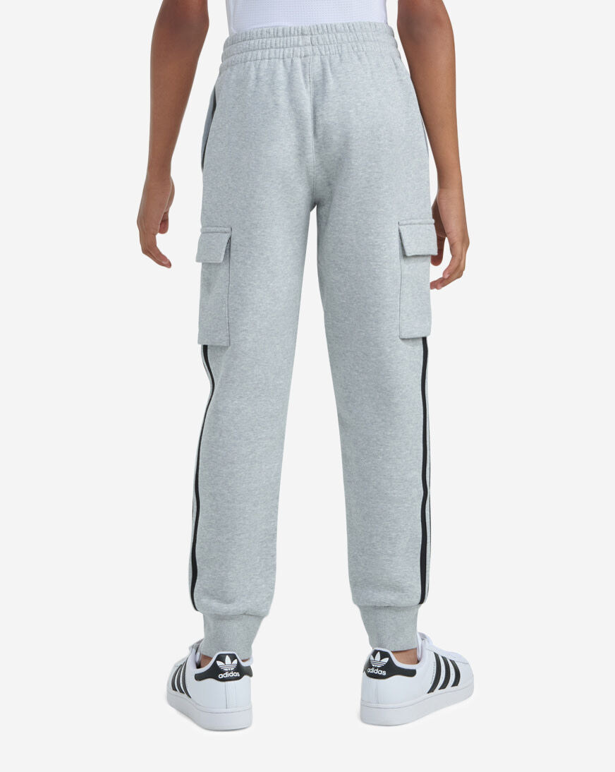 Shop adidas Kids' 3-Stripes Cargo Fleece Joggers OK01210