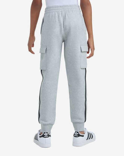 Kids' 3-Stripes Cargo Fleece Joggers