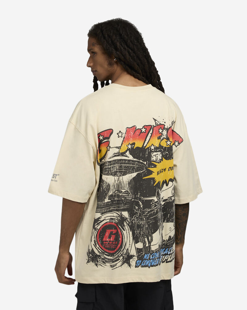 G West Cosmic Sky Ride Tee GWDSPPT9091 White 2