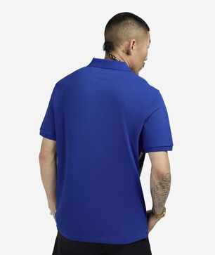 Classic Fit Mesh Graphic Polo Shirt