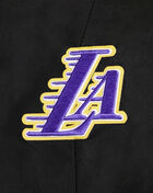 PRO STANDARD Los Angeles Lakers Retro Classic Fleece Cropped Pull Over Hoodie BLLC56214-BKY Black 4