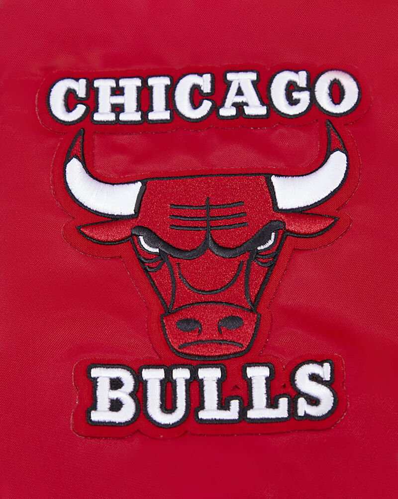 PRO STANDARD Chicago Bulls Retro Classic Rib Satin Jacket BCB656009-RBK Red 4