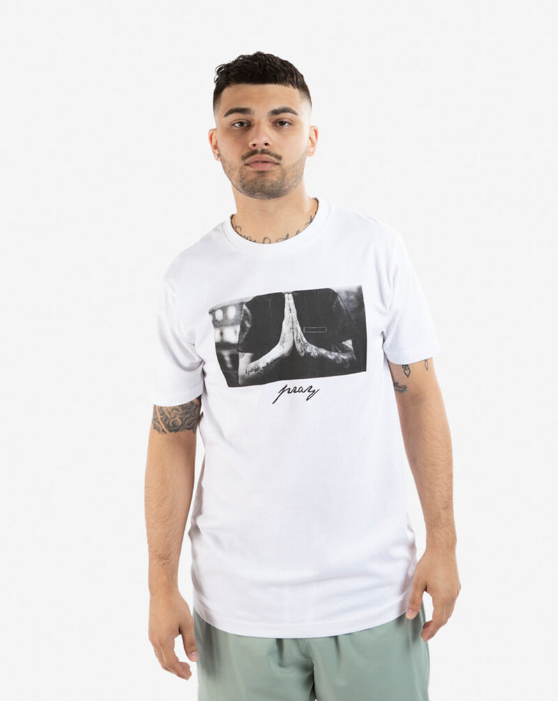 Graphic Tees Praying Hands Tee MT157A White 1