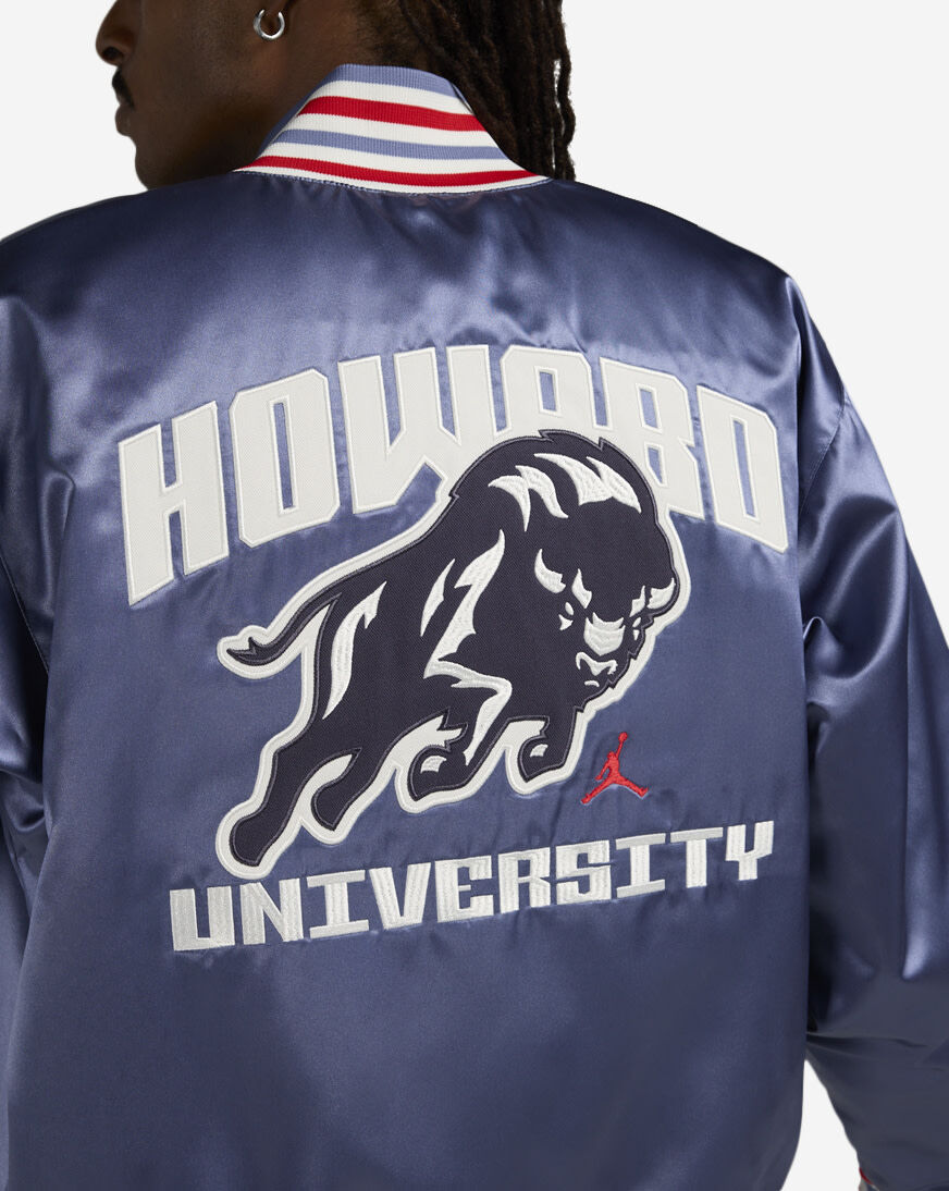 Shop Jordan Jordan MVP x Howard University Varsity Jacket IH0568
