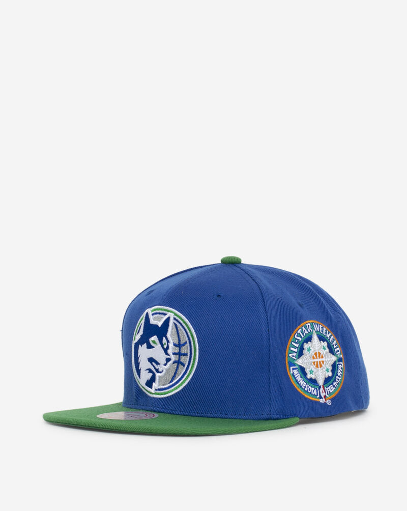 Mitchell  Ness Minnesota Timberwolves All Star Color Snapback 6HSSMM20272-MTIRYGN Blue 3