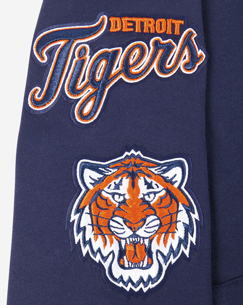 PRO STANDARD Big Boys' Detroit Tigers Classic Fleece Full-Zip Hoodie LDTB5315034-MDN Blue 2