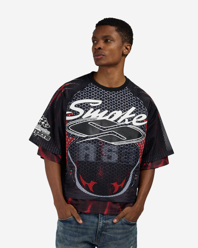 Smoke Rise Champion Mesh Tee KT26S471SN-BLK Black 1
