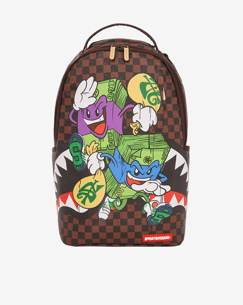 Sprayground Chase Bank Backpack B3527 Brown 1