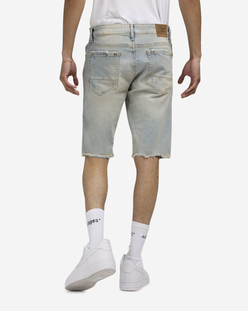 Distressed Denim Shorts