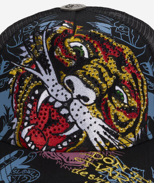 Tiger Head Trucker Hat