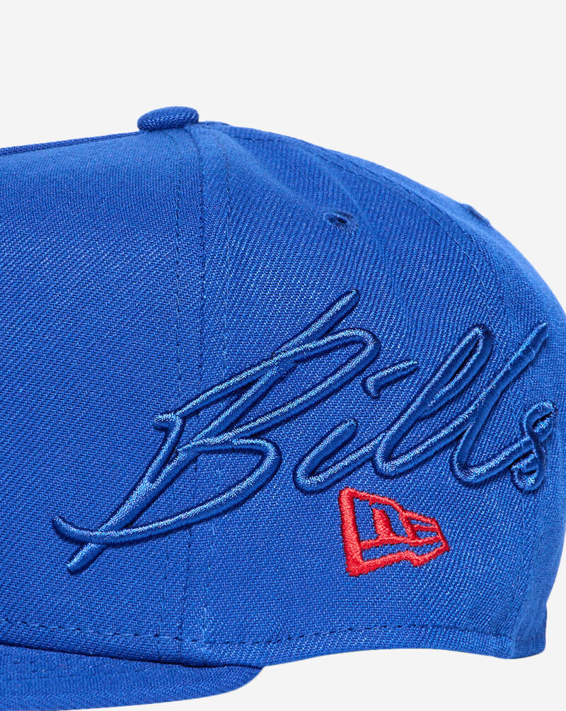 New Era 9Fifty Buffalo Bills Script A-Frame Snapback Hat 60957160 Blue 2