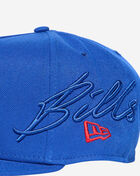 New Era 9Fifty Buffalo Bills Script A-Frame Snapback Hat 60957160 Blue 2