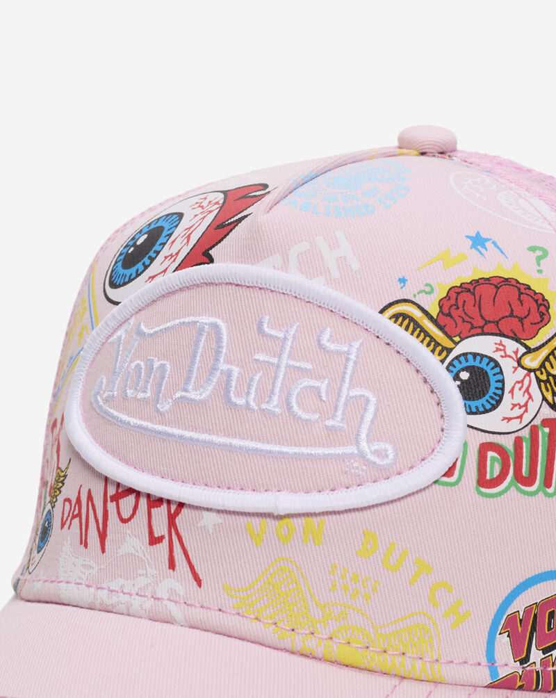 Von Dutch Multi Trucker Hat VDHH0006-PINK-2 Pink 2