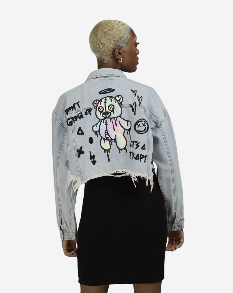 Trio Urban Don't Grown Up Denim Jacket 200046-DNBLU Blue 2