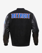 Pro Standard Detroit Pistons Logo Varsity Jacket  BDP651680 Black 2