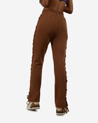 Lace-Up Fleece Pants