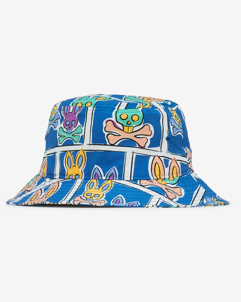 Psycho Bunny Bunny in a Box Bucket Hat B6A153S1HT-424 Multi 1