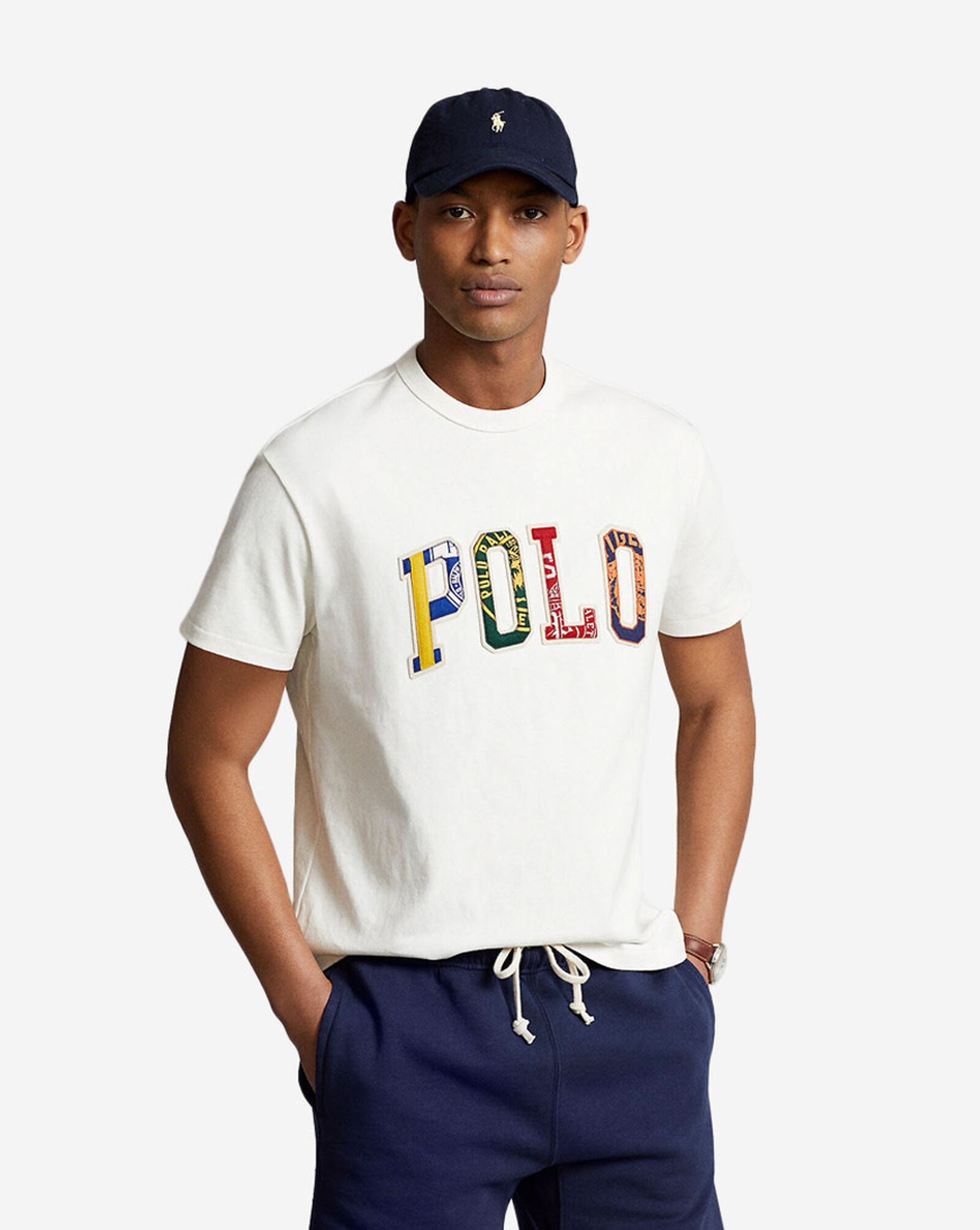 Shop Polo Ralph Lauren Polo Active Logo Tee 710870165001WHT white