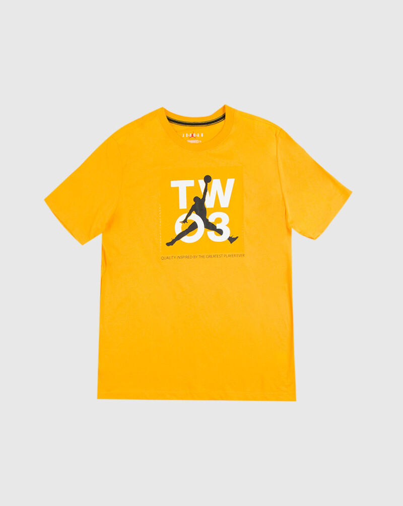 Jordan Legacy 12 Tee CZ1201-739 Yellow 1
