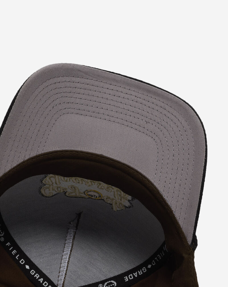 Field Grade Go F Yourself Twill Suede Trucker Hat 1005107 Brown 4