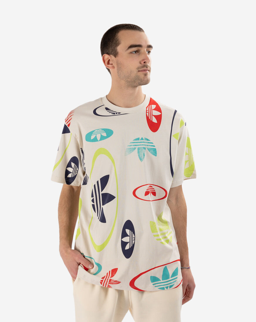 adidas All-Over Print Tee Mens Clothes 