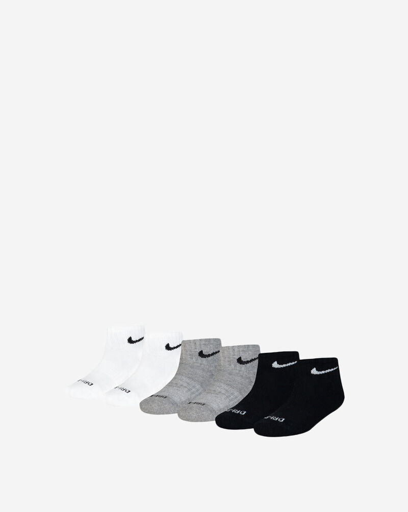 Nike Little Kids' Dri-FIT Performance Basics Quarter Socks (5-7) UN0018-G0E Multi 1