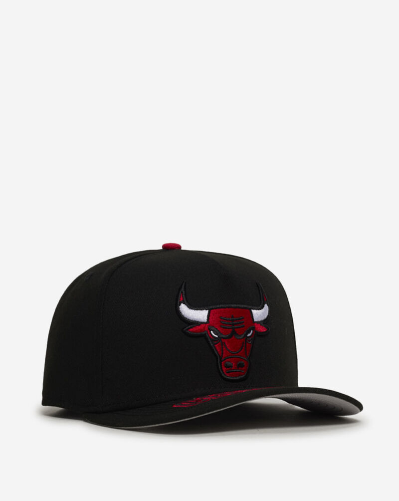 New Era 9Fifty Chicago Bulls A-Frame Snapback Hat 60974194 Black 1