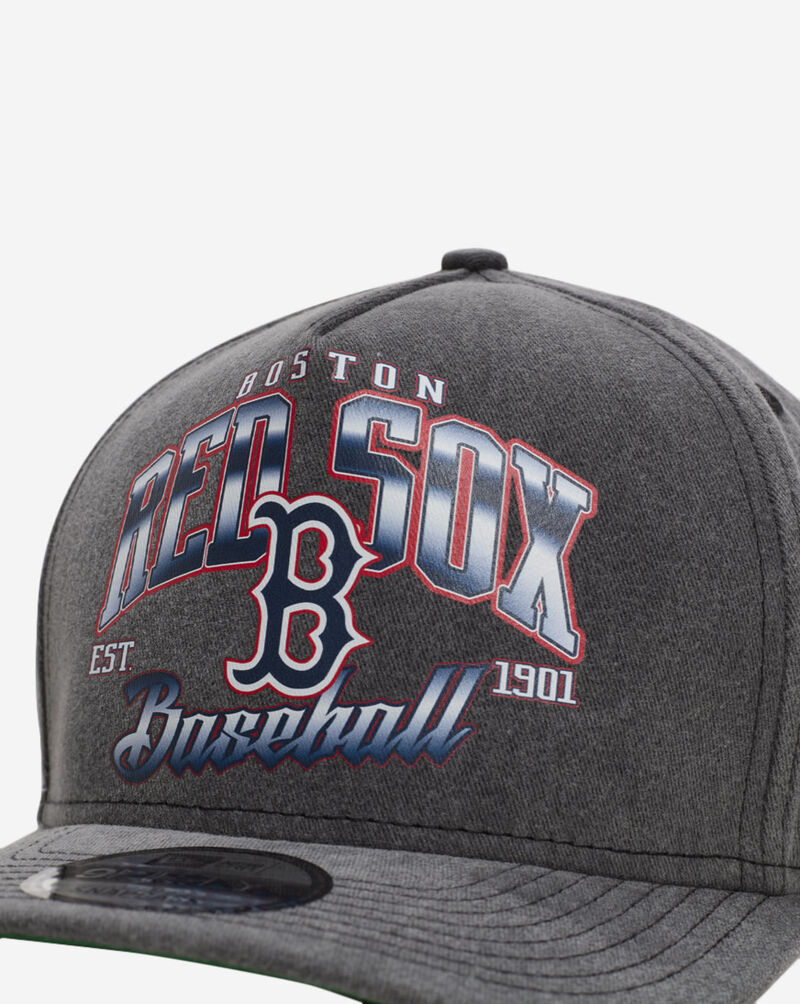 New Era 9Fifty Boston Red Sox Washed A-Frame Snapback Hat 60624372 Grey 2