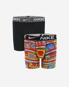 Nike Big Kids' 2PK Printed Long Boxer Briefs 9N1334-U10 Multi 1