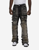 GUAPI Stacked Premium Denim Pants SHADOW-GRY-STACKED-PREM Black 1