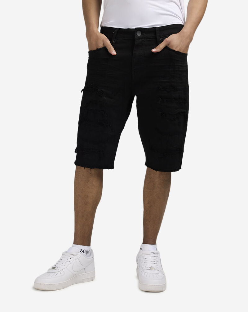 Rip  Repair Denim Shorts