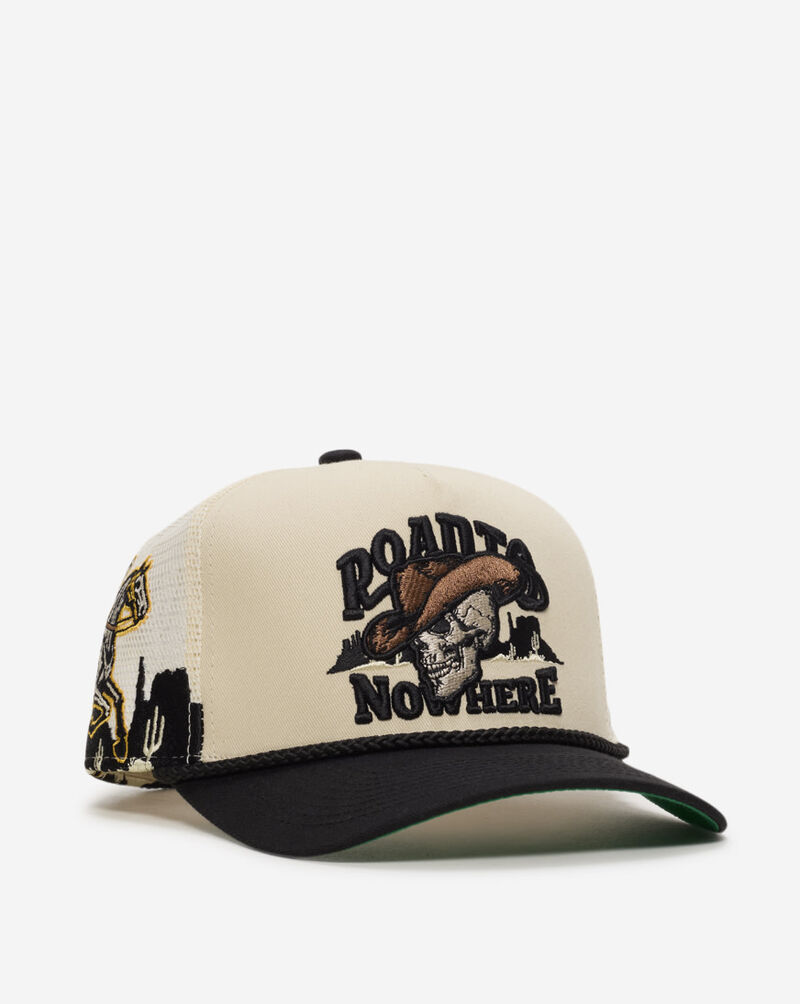 Field Grade Road To Nowhere Twill Meshback Trucker Hat 1005225 Beige 1