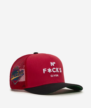 No F*cks Given Twill Mesh Back Trucker Hat