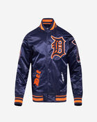 Detroit Tigers Old English Rib Satin Jacket