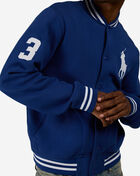 Polo Ralph Lauren Big Pony Fleece Baseball Jacket 710951717502-BLU Blue 3