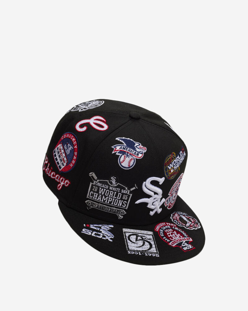 New Era 59Fifty Chicago White Sox All Over Fitted Hat 60803359 Black 4