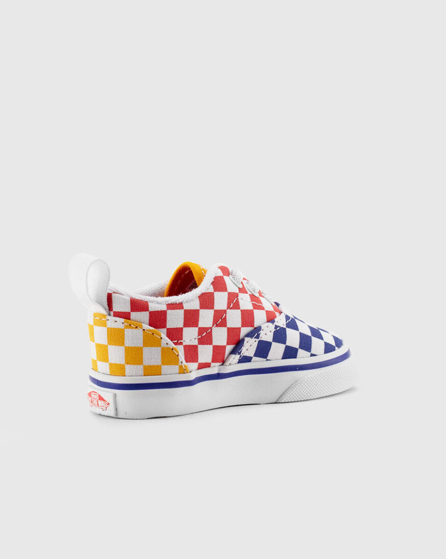 checkered colorful vans