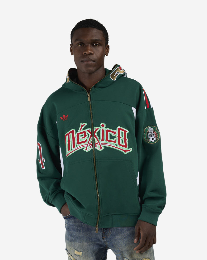 Shop adidas Originals Mexico 26 Hoodie HY5098 green | SNIPES USA