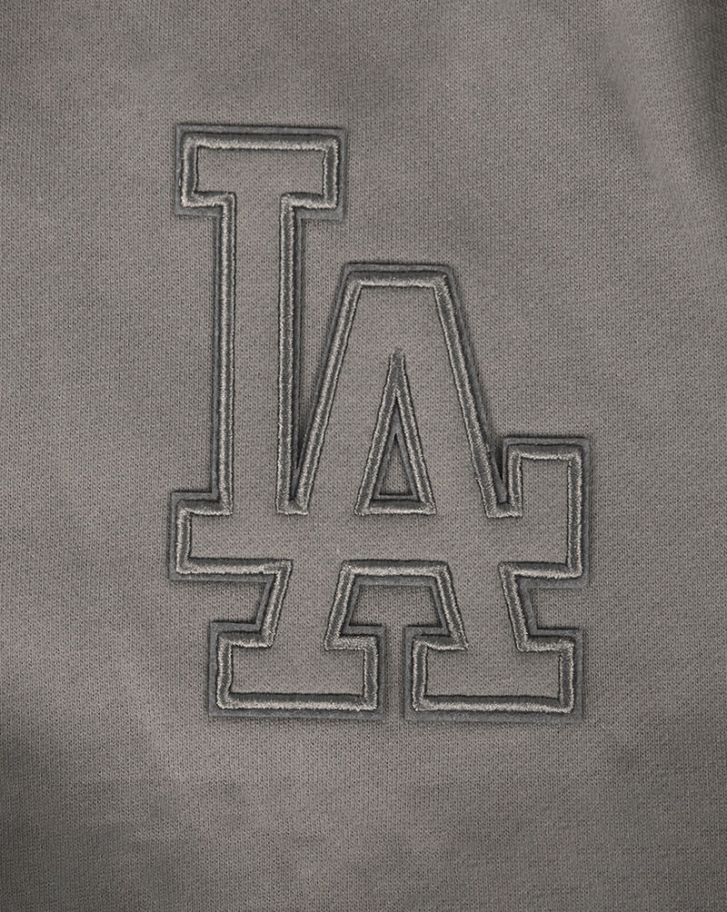 PRO STANDARD Los Angeles Dodgers Neutral Fleece Short LLD337020-DKT Brown 4