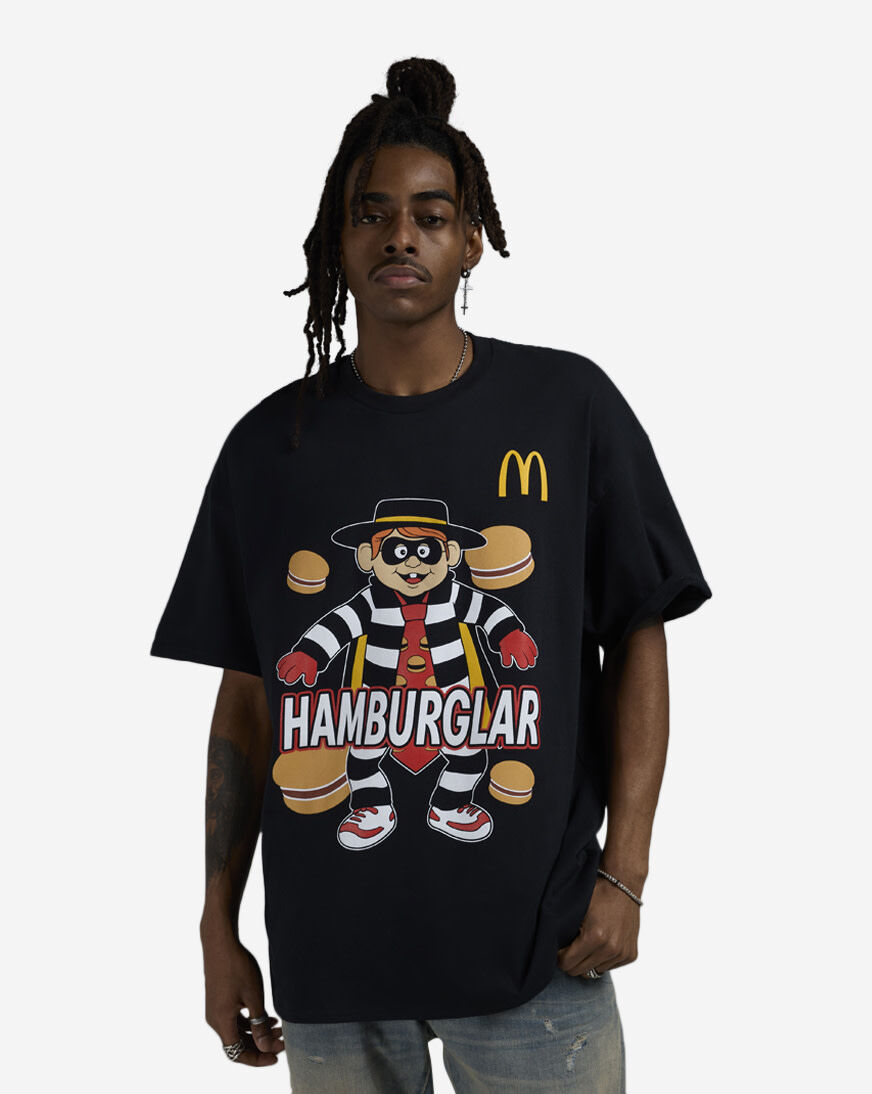 Shop Graphic Tees McDonald's Burglar Tee MCD2481XX black | SNIPES USA