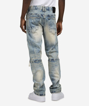 Vintage Wash 5Pkt Straight Jeans