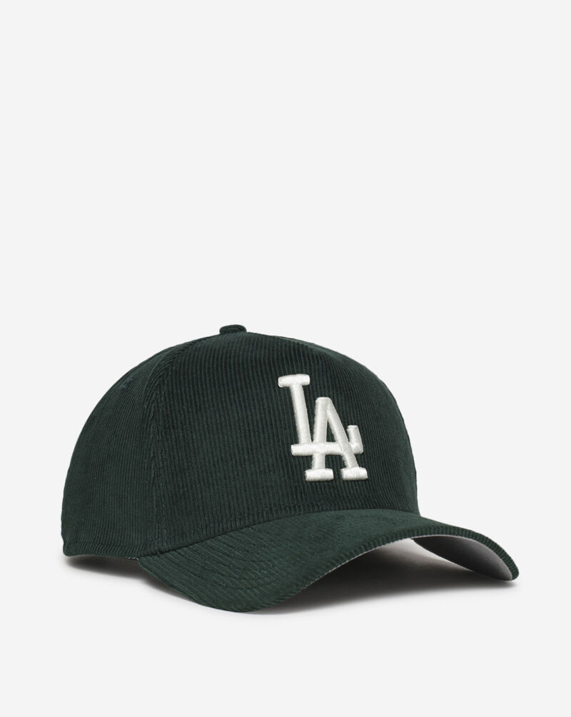 New Era 9Forty Los Angeles Dodgers Corduroy Snapback Hat 70803780 Green 1