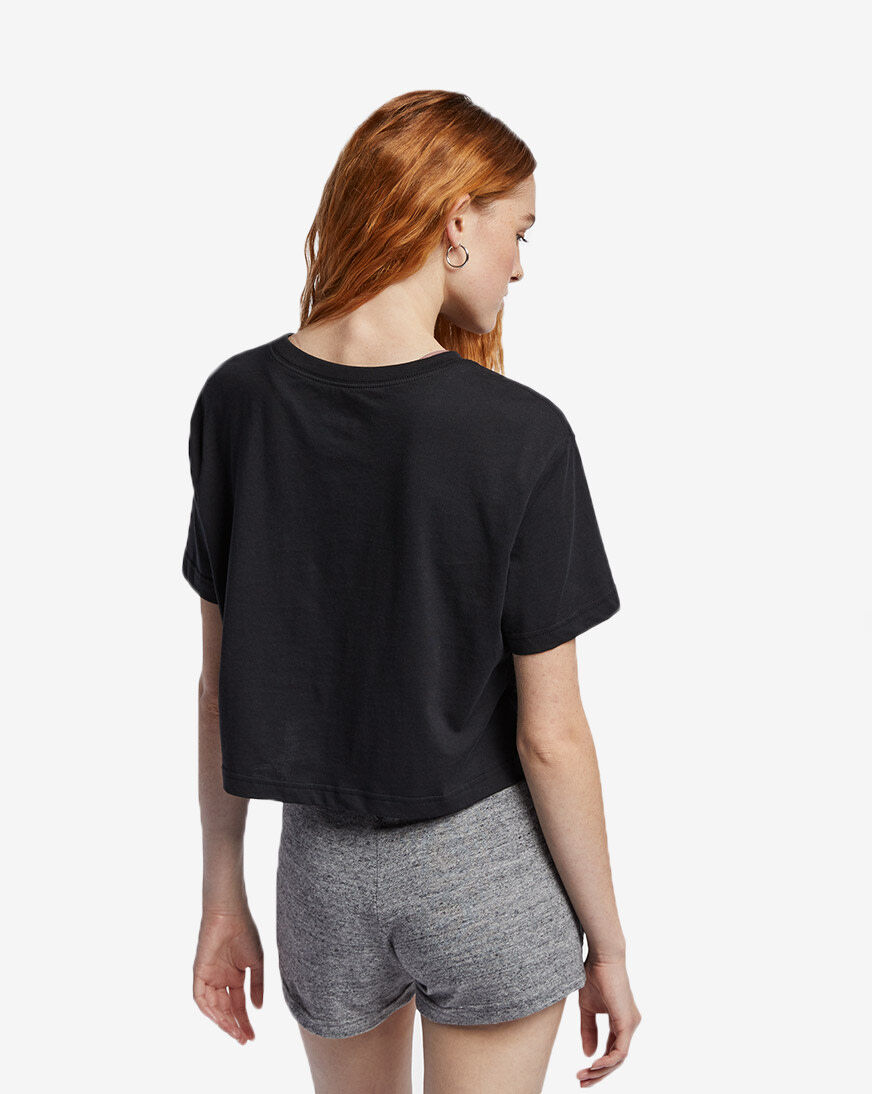 Shop Nike NSW Essential Cropped Tee BV6175-010 black