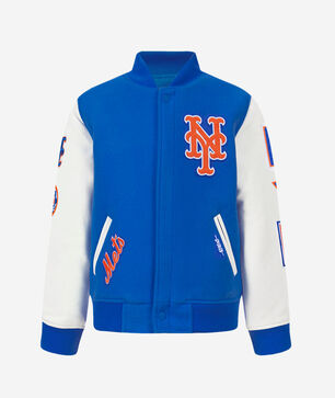 Big Boys' New York Mets Classic Wool Varsity Jacket