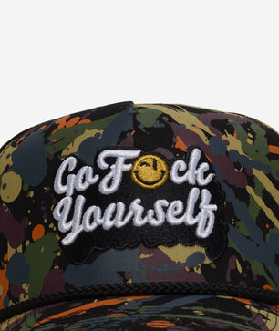 Go F Yourself Splatter Twill Trucker Hat