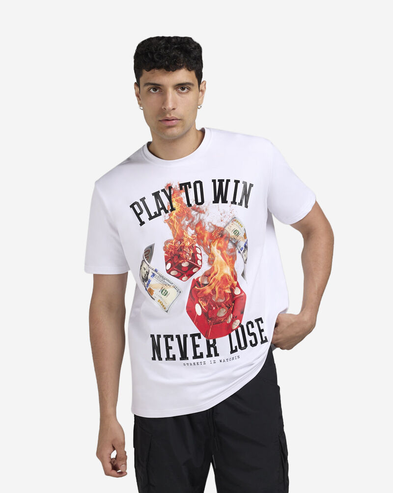 STREETZ IS WATCHIN Play To Win Tee SIW5155-WHT White 1