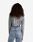 Von Dutch Lace Up Long Sleeve Top 7VND5B0607SN Grey 2
