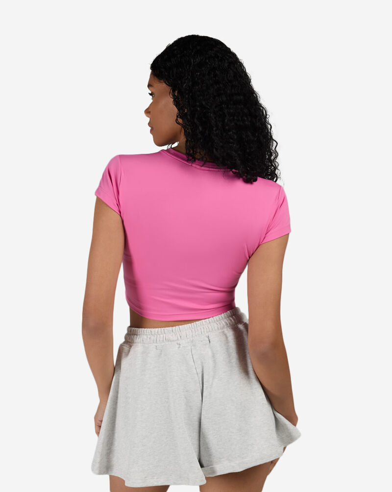 New Balance Harmony Fitted Performance Tee WT61O2GJ-AAC Pink 2