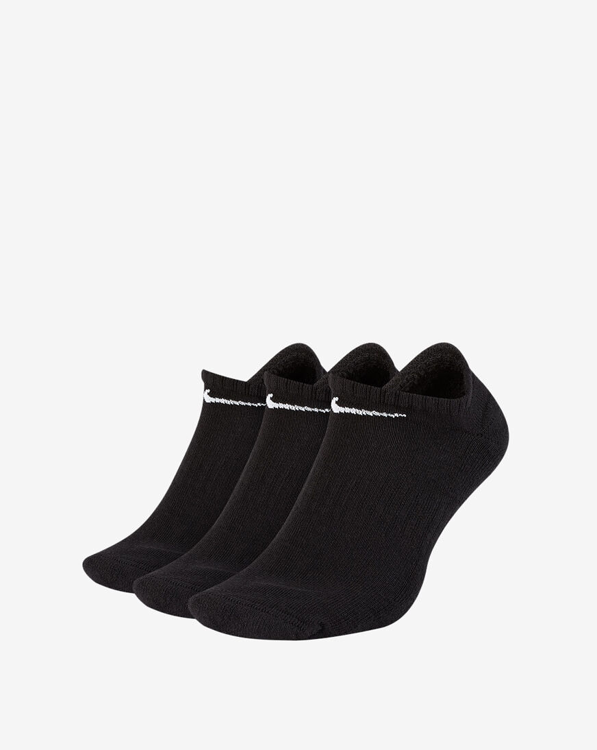 Shop Nike 3Pk Everyday No Show Cushion Socks SX7673-010 black