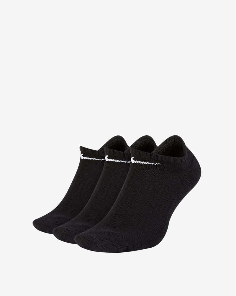 Nike 3Pk Everyday No Show Cushion Socks SX7673-010 Black 1